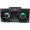 imageNYC Acoustics NPB3 Dual 4quot Portable Bluetooth Boombox SpeakerUSBSDLEDRemote Black