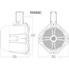 imageRockville 2 Pairs RWB80W 8quot White 600w MarineBoat Wakeboard Tower Speakers