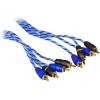 imageRockville RTR204 20ft 4 Channel RCA Cable Twisted Pair 100 Copper Split Pin Noise Reduction Durable Jacket for Home Theater and Car Audio
