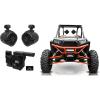 imageRockville Pair 65quot Black 500w Tower Speakers10quot SubwooferEnclosure for Polaris RZRUTV