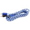 imageRockville RTR032 3 Foot 2 Channel RCA Cable Twisted Pair 100 Copper Conductors Split Pin Design Noise Rejection for Car Audio and Home Theater6 Foot