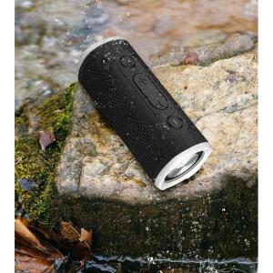 imageRockville Portable Waterproof Bluetooth Speaker for Audiophiles Silver Rock Launcher SLBlack