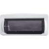 imageRockville RWSG4W Water Resistant Universal Marine Stereo Cover White Heavy Duty UVProtective Boat Radio Shield with EasyInstall Design Mounting Gasket and Hardware Included