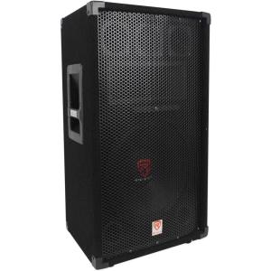 imageRockville RSG1524 Dual 15quot 3000W 3Way Passive Pro Audio Speaker 4Ohm HighEfficiency Piezo Horn 3 Bullet Tweeters Wide Dispersion Durable Build for DJs and Live Events12  8 Ohm