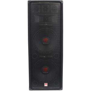 imageRockville RSG1524 Dual 15quot 3000W 3Way Passive Pro Audio Speaker 4Ohm HighEfficiency Piezo Horn 3 Bullet Tweeters Wide Dispersion Durable Build for DJs and Live Events12  4 Ohm