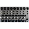 imageRockville RPM1470 6000W Peak 14Channel Powered Mixer 750W RMS x 2 at 4 Ohm USBBluetooth 24Bit Effects 14 XDR2 Mic Preamps for Live EventsChurch Bands