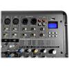 imageRockville RPM1470 6000W Peak 14Channel Powered Mixer 750W RMS x 2 at 4 Ohm USBBluetooth 24Bit Effects 14 XDR2 Mic Preamps for Live EventsChurch Bands