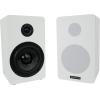 imageRockville 2 RockShelf 54W White 525quot Home Bookshelf Speakers8quot Speaker Stands