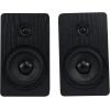 imageRockville Pair RockShelf 58B Black 525quot Home Bookshelf Speakers  36quot Stands