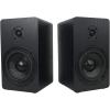 imageRockville Pair RockShelf 58B Black 525quot Home Bookshelf Speakers w37 Stands