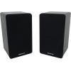 imageRockville Pair RockShelf 58B Black 525quot Home Bookshelf Speakers w37 Stands