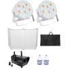 imageRockville RFAAW DJ Event Facade BoothTravel BagFoggerFluid2 RGB Wash Lights