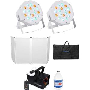 imageRockville RFAAW DJ Event Facade BoothTravel BagLED FoggerFluid2 Wash Lights