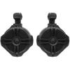 imageRockville RWB70B Bundle Pair of 65in Black 2Way 250Watt Peak  150Watt RMS 360 Swivel Marine Wakeboard Tower Speakers Pair of RWBC 65 in Neoprene Speaker Covers 2Items