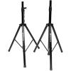 imageRockville BPA15 Bundle 2 15 in 800W Powered Bluetooth DJ PA Speakers 2 RVSS2XLR Adjustable Tripod Speaker Stands with 20 ft XLR Cables Bag 4 Items