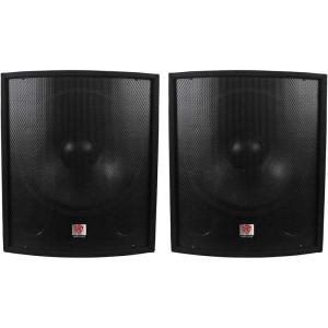 imageRockville 2 New SBG1188 18quot 2000 Watt Passive Pro DJ Subwoofers Subs