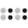 imageRockville 8 CC525T White 525quot Commercial 70v Ceiling Speakers for Restaurant