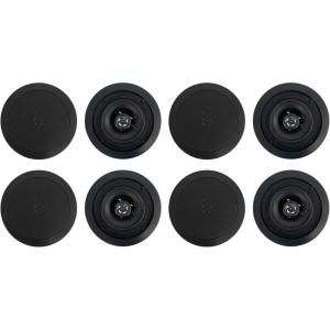 imageRockville 8 CC525T Black 525quot Commercial 70v Ceiling Speakers for Restaurant