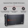 imageRockville RXHF5 3200W 5Channel Car Amplifier DynoCertified RMS MOSFET Power Supply ELNA Capacitors ClassAB D Perfect for Car Audio and Subs