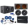 image2 Rockville W12K6D4 V2 12quot 4800w SubwoofersSealed BoxMono AmplifierAmp Kit