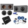 image2 Rockville W65K9D4 65quot 1000w Car SubwoofersSealed BoxMono AmplifierAmp Kit