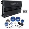 imageRockville Car Audio Bundle RVAM3 V2 4000w Peak Mono Car Amplifier with Wired Remote RWK41 4Gauge Complete Amp Installation Kit 2Items