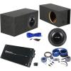 imageRockville Destroyer 12D2 12quot Competition SubwooferVented BoxAmplifierWire Kit