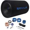 imageRockville RTB12A 12quot 600w Powered Subwoofer Bass RemoteAmp Kit