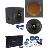 imageRockville W12K9D4 12quot 4000w Car SubwooferSealed Sub BoxMono AmplifierAmp Kit