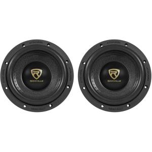 image2 Rockville W65K9D4 65quot 1000 Watt Car Stereo Subwoofers Dual 4Ohm CEA Subs