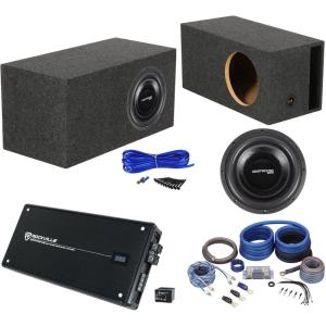 imageRockville Destroyer 12D2 12quot Competition SubwooferVented BoxAmplifierWire Kit
