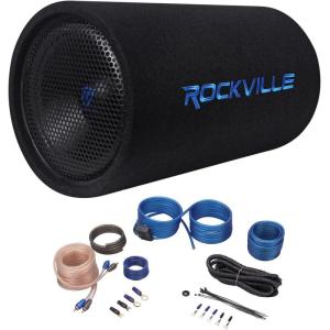 imageRockville RTB12A 12quot 600w Powered Subwoofer Bass RemoteAmp Kit