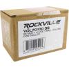 imageRockville VOL70100 100 Watt Wall Volume Control 70V 11Step Attenuation EuroBlock Connector DustProtected Perfect for Commercial Audio Systemsblack
