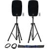 image2 Rockville BPA15 15quot Powered 800W SpeakersBluetoothStands for ChurchSchool