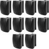 imageRockville WET6B 65quot Commercial 70V100V or 8 Ohm Wall Speaker IP55 Rated Waterproof ABS Cabinet Swivel Bracket Black for IndoorOutdoor Installations 10Piece