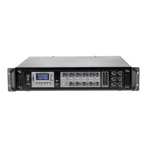 imageRockville RCS3506 350W 6 Zone 70V Commercial Amplifier Bluetooth USB Optical Rack Mount for Restaurants and Offices320w Stereo