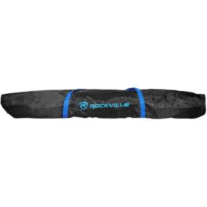 imageRockville RVSS2 BAG Heavy Duty Carry Bag for Tripod Speaker Stands Reinforced Nylon Straps Compact for DJs and Musicians