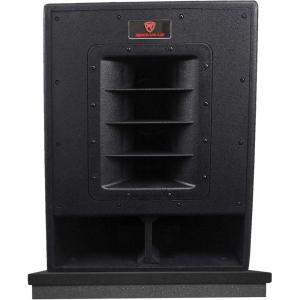 imageRockville RBG15FA 15quot 2400 Watt Powered Subwoofer Folded Horn PADJ Sub  Riser