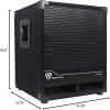 imageRockville RBG15S 1600w Active Powered PA Subwoofer wDSP  Limiter ProDJ 15 inch Black12 inch