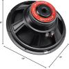 imageRockville RVP12W4 600W 12quot Raw DJ PA Subwoofer 4 Ohm Fiber Reinforced Cone High Excursion Deep Bass for Live Performances and Mobile DJs8 Ohm