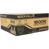 imageRockville RVW1800P4 1800W 18quot 4Ohm Raw DJ Subwoofer 900W RMS 3quot 4Layer CCAW Voice Coil KevlarReinforced Cone 107oz Magnet for DJ PA and Bass Guitar4 Ohm