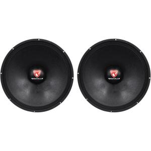 imageRockville 2 RVP18W8 2400w 18quot Pro Subwoofers 8Ohm Raw Sub Woofers 90 Oz Magnets