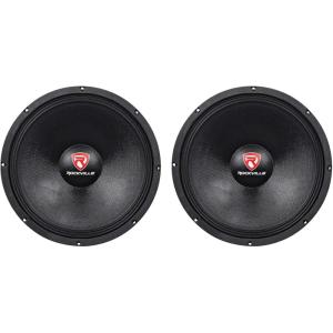 imageRockville 2 RVW1500P8 3000w 15quot Raw DJ Subwoofers 8 Ohm Subs 70OZ Magnet