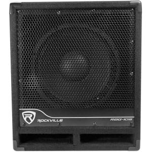 imageRockville RBG15S 1600w Active Powered PA Subwoofer wDSP  Limiter ProDJ 15 inch Black10 inch