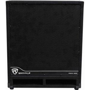 imageRockville RBG15S 1600w Active Powered PA Subwoofer wDSP  Limiter ProDJ 15 inch Black18 inch