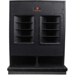 imageRockville RBG18FA 18quot 3000 Watt Powered Subwoofer Folded Horn PADJ Sub  Riser