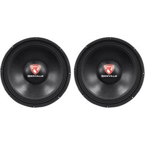 imageRockville RVP12W8 1200w 12quot Pro Subwoofers 8 Ohm Raw Sub Woofers 40 Oz Magnets