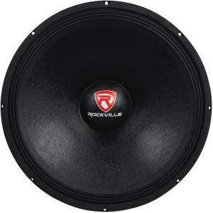 imageRockville RVP18W4 1200W 18quot Raw DJ PA Subwoofer 4 Ohm Fiber Reinforced Cone High Power Deep Bass for Live Events and Studio4 Ohm