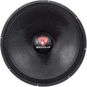 imageRockville RVW1800P4 1800W 18quot 4Ohm Raw DJ Subwoofer 900W RMS 3quot 4Layer CCAW Voice Coil KevlarReinforced Cone 107oz Magnet for DJ PA and Bass Guitar8 Ohm