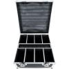imageRockville 6RF CASE Charging Road Case for 8 Battery PAR 6RF Lights Stackable Design Shockproof Foam BuiltIn Wheels for Mobile DJs and Event Planners